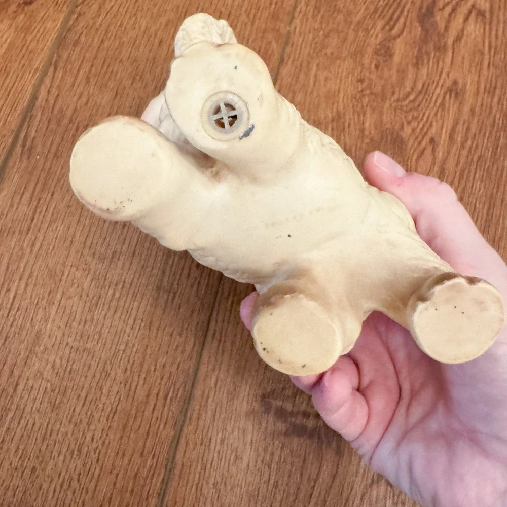 Edward Mobley 1956 Rubber Working Boy‎ And Sun Rubber Squeaky Dog Puppy Vintage
